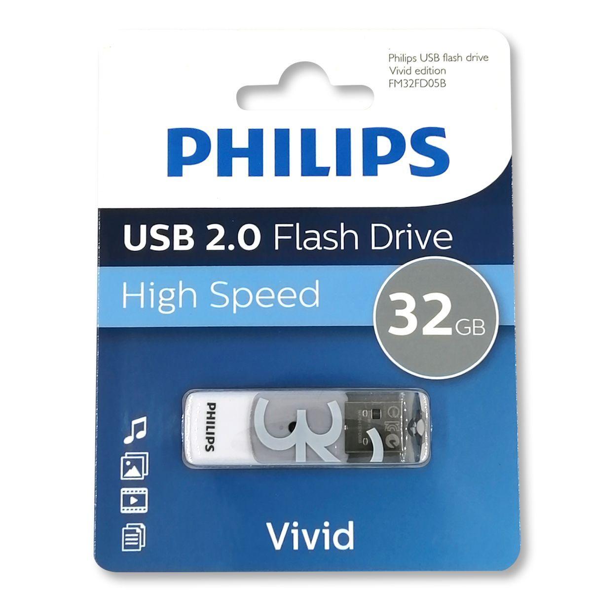 PENDRIVE PHILIPS 2.0 VIVID 32 GB-0