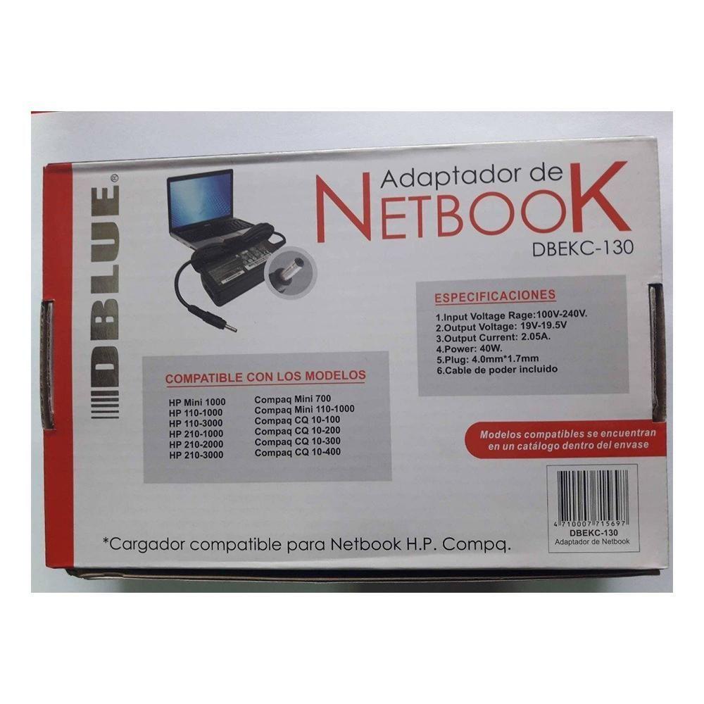 CARGADOR NOTEBOOK COMPATIBLE HP COMPAQ DBEKC-130-1