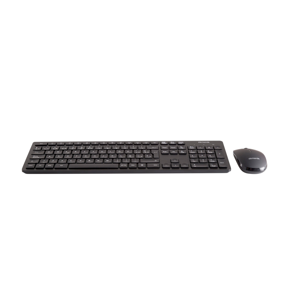 TECLADO INALAMBRICO AIWA HOME OFFICE + MOUSE AWC FC220B-1
