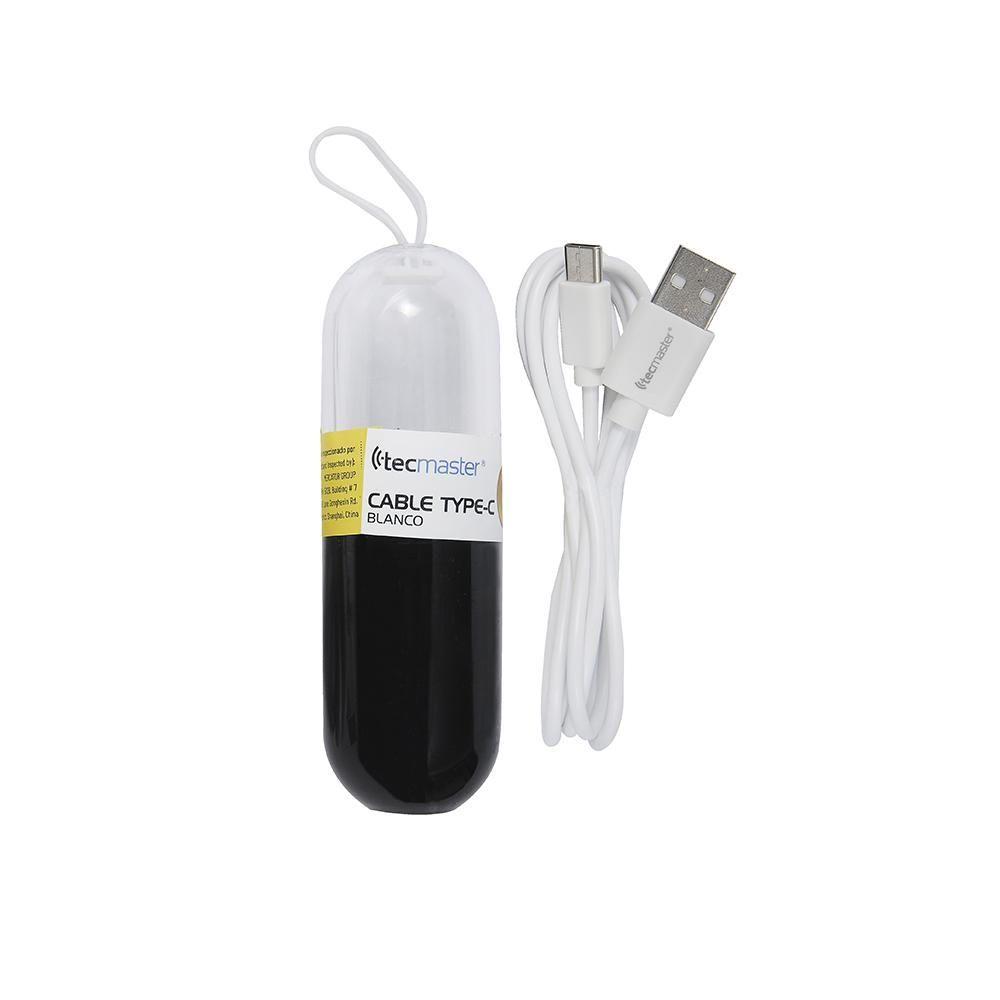 CABLE TECMASTER USB TIPO C TM-CB-TC90BK NEGRO-0