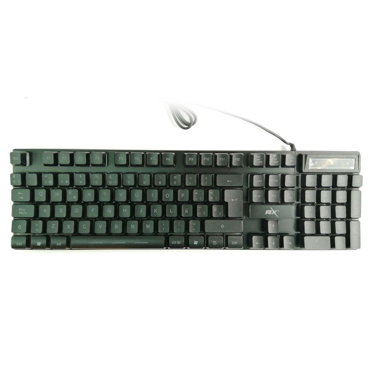 KIT REPTILEX TECLADO + MOUSE + MOUSE PAD RX0017-1