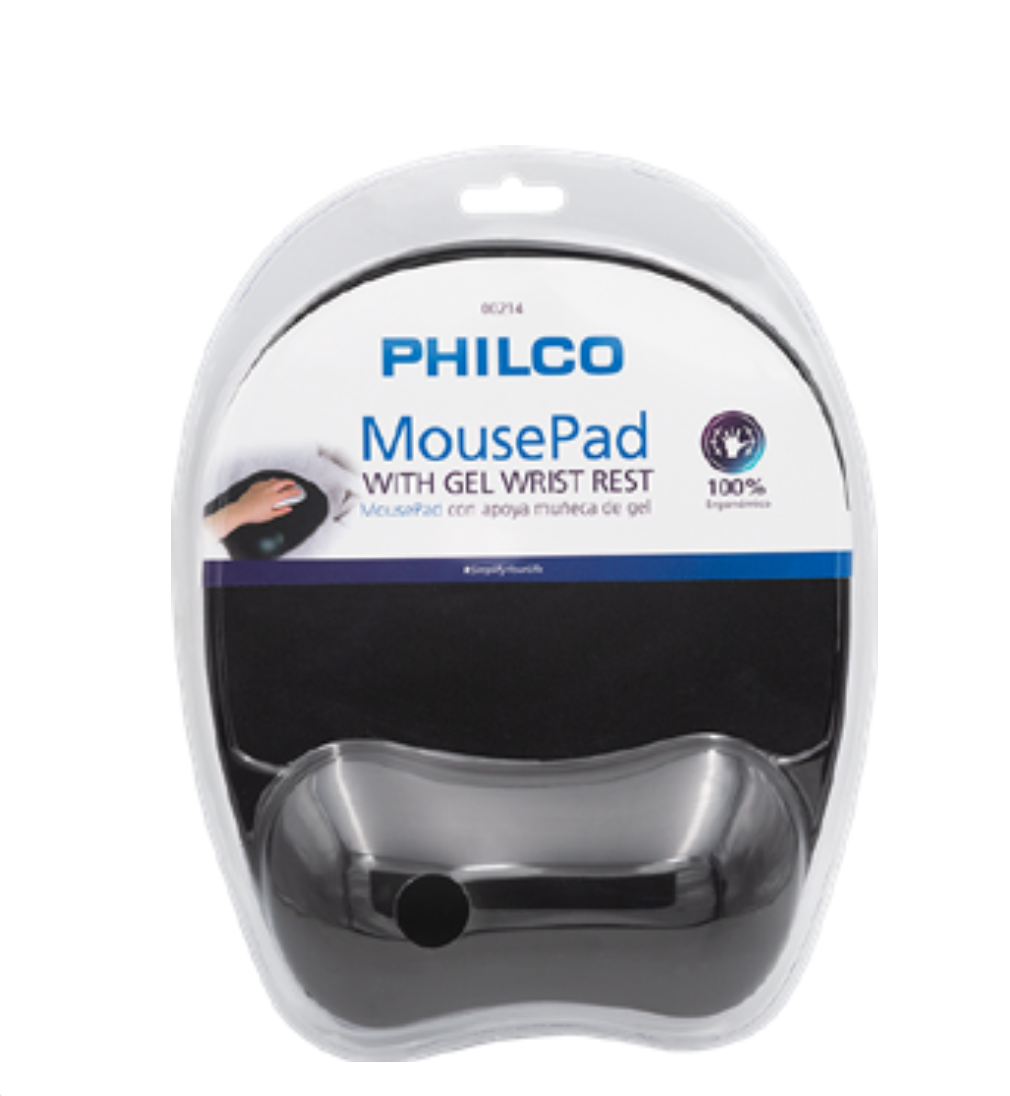 MOUSE PAD CON GEL APOYA MUÑECA PHILCO 2900M00214-0