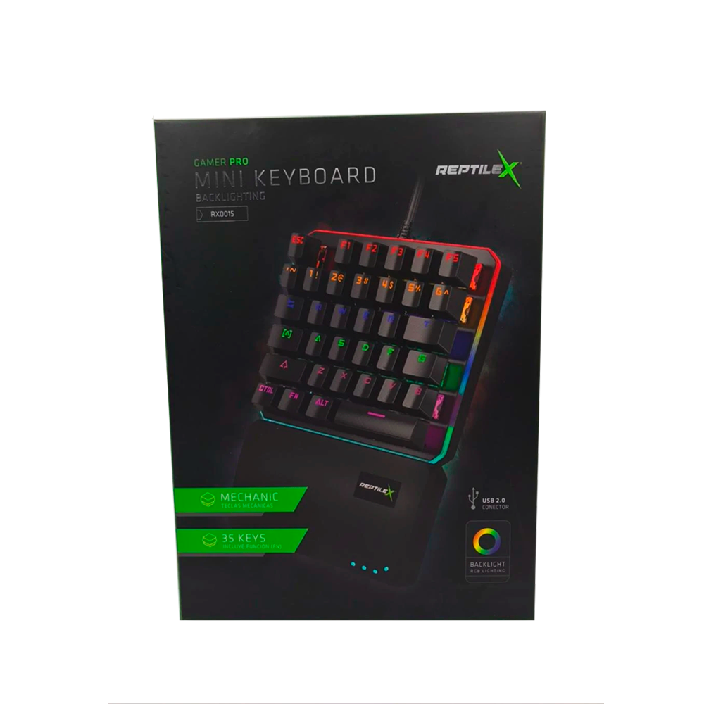 MINI TECLADO GAMER REPTILEX PRO RX0015-1