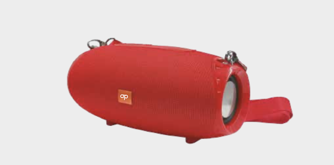 PARLANTE BLUETOOTH PORTABLE AUDIOPRO USB/SD AP02062R ROJO-0