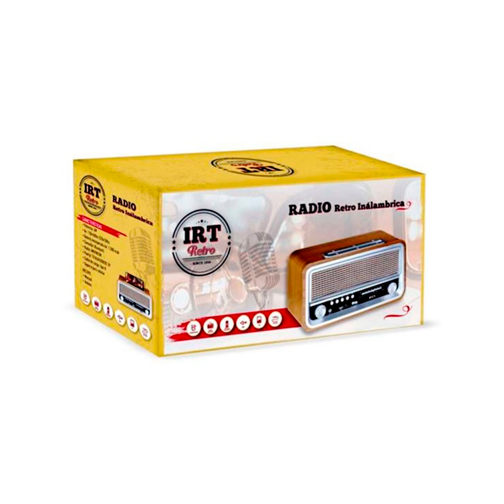 RADIO RETRO IRT CLASSIC BLUETOOTH BTRETO07-1