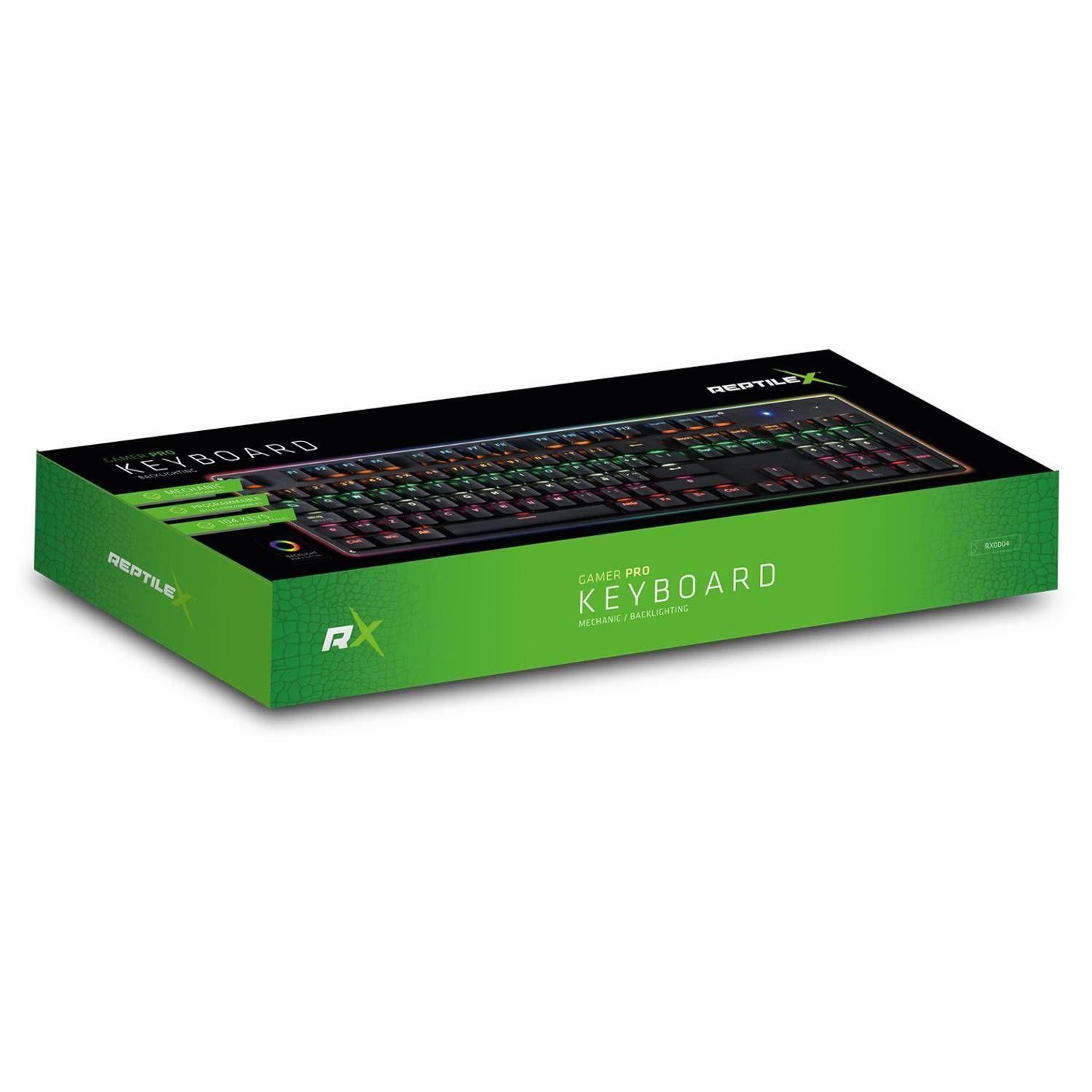 TECLADO GAMER PRO REPTILEX BACKLIGHTING RX0004-3