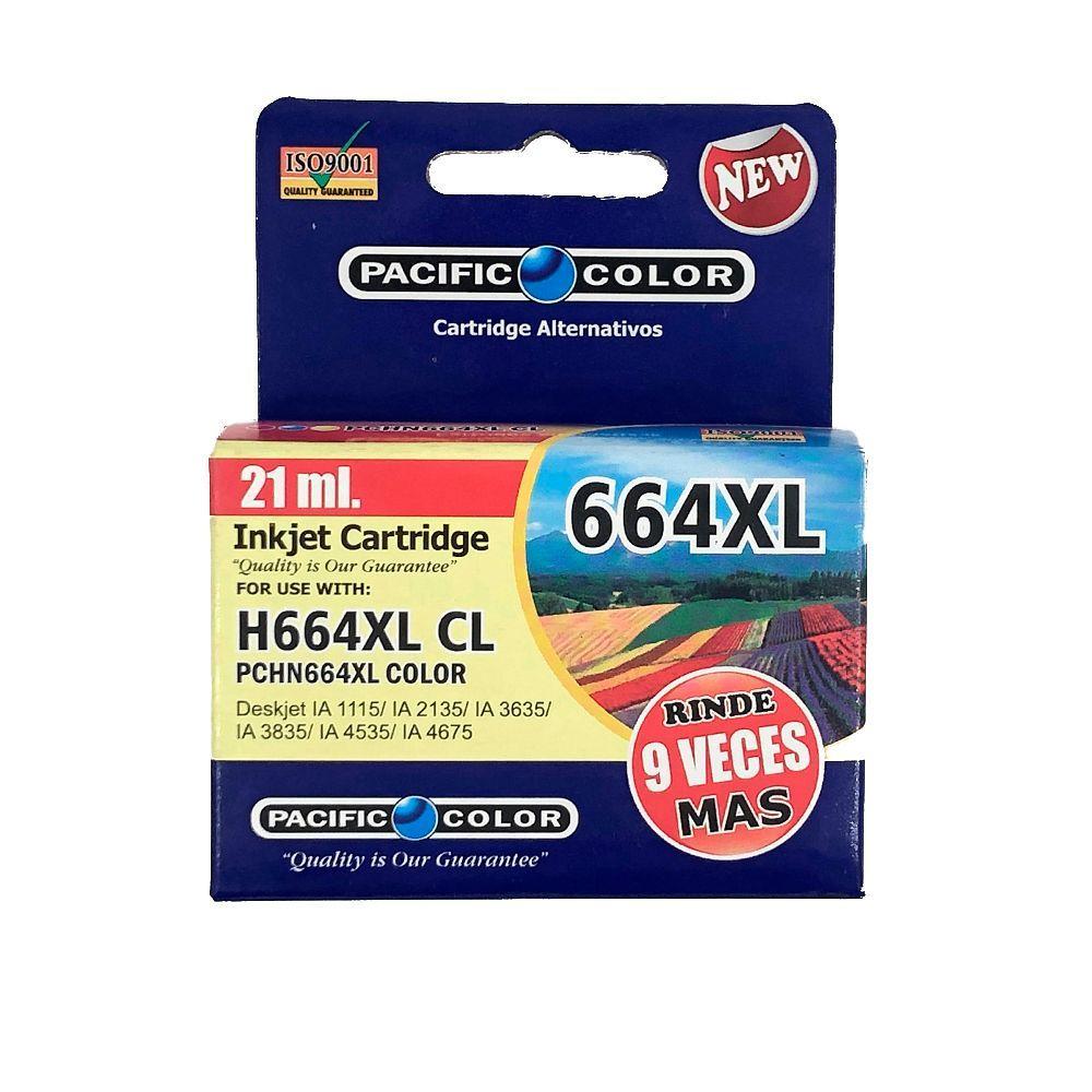 TINTA 664XL BK HP ALTERNATIVA PACIFIC COLOR-0
