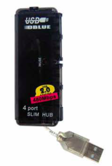 HUB-USB DBLUE 4 PUERTOS DBHUB004-0
