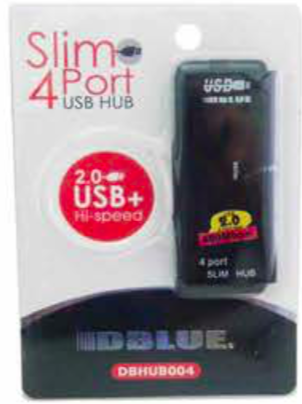 HUB-USB DBLUE 4 PUERTOS DBHUB004-1