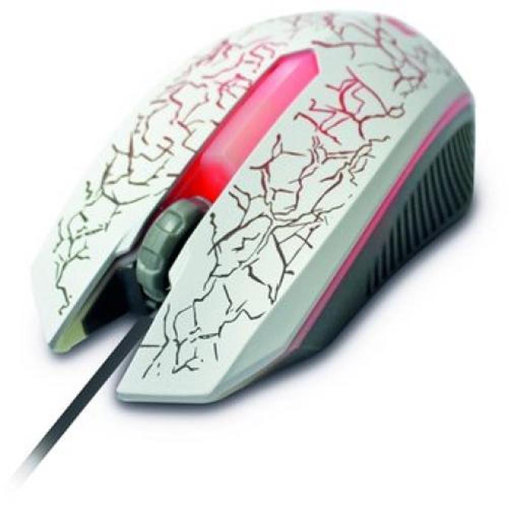 MOUSE GAMER PRO REPTILE RX0008W BLANCO-2