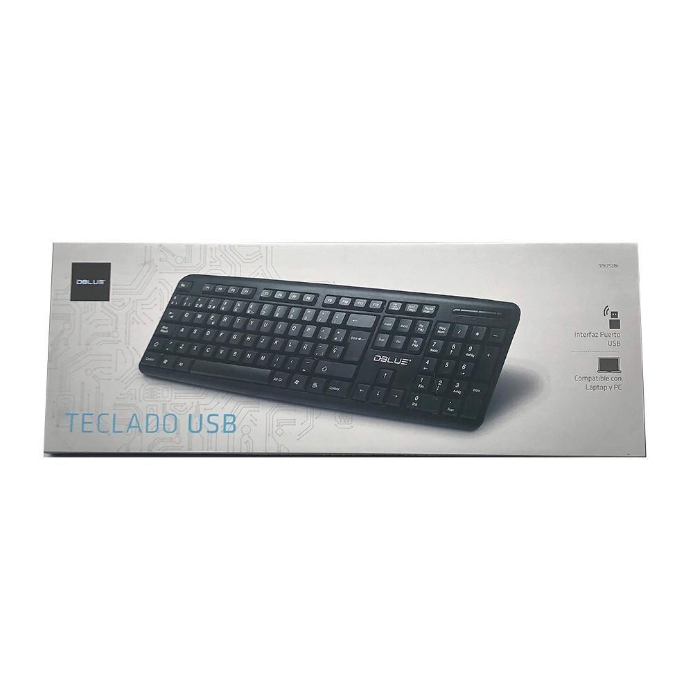 TECLADO ALAMBRICO USB DBLUE DBK752BK NEGRO-0