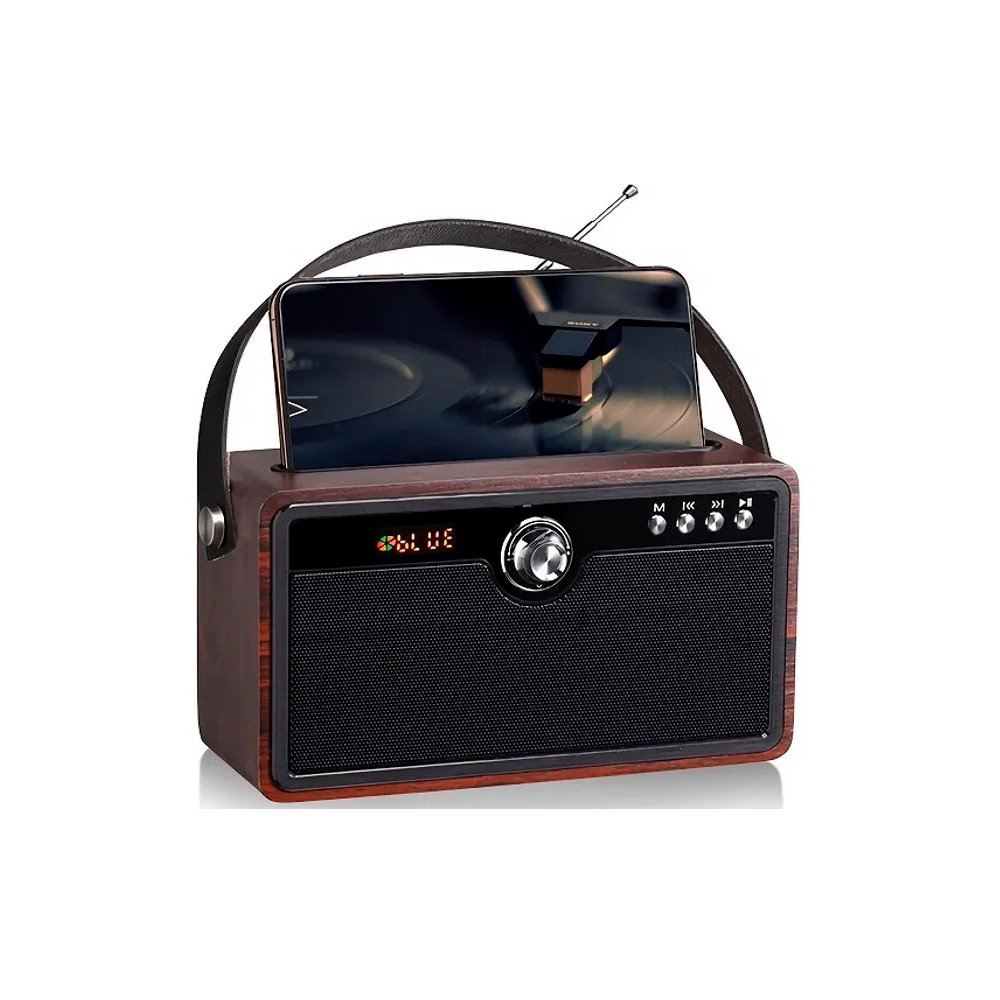 PARLANTE RETRO CLASICO BLUETOOTH AUDIOLAB BT9819-2