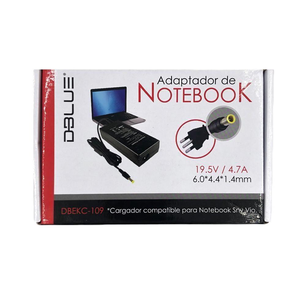 CARGADOR NOTEBOOK COMPATIBLE SONY VAIO DBEKC-109-0