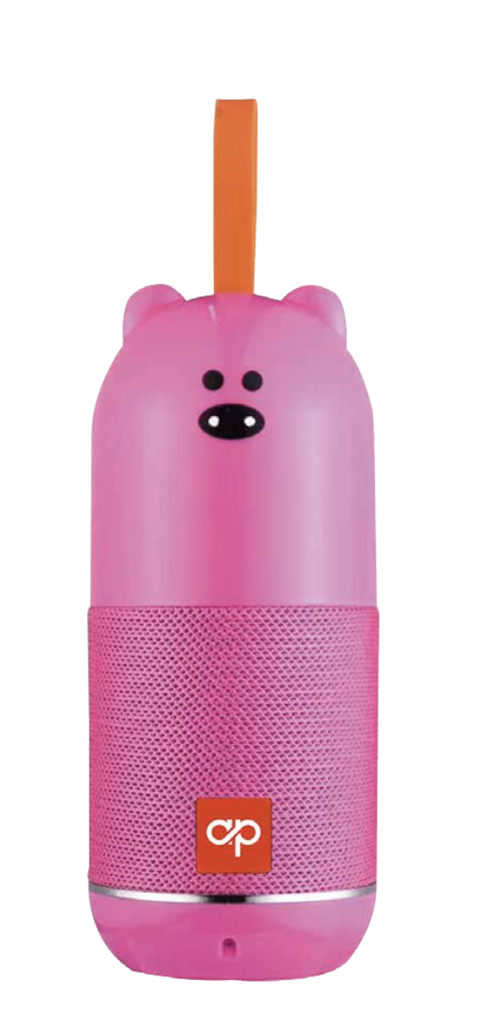 PARLANTE BLUETOOTH PORTABLE AUDIOPRO USB/SD AP02067P ROSADO-0