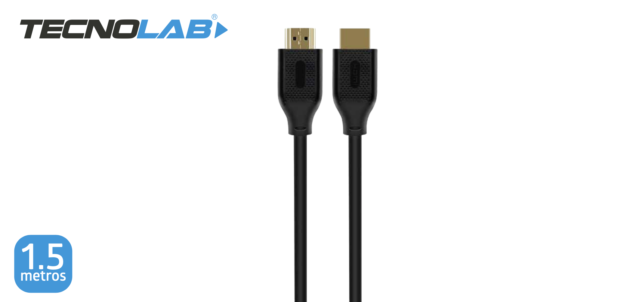 CABLE HDMI A HDMI TECNOLAB PUNTA METALICA 4K 5 MTS TL336-0