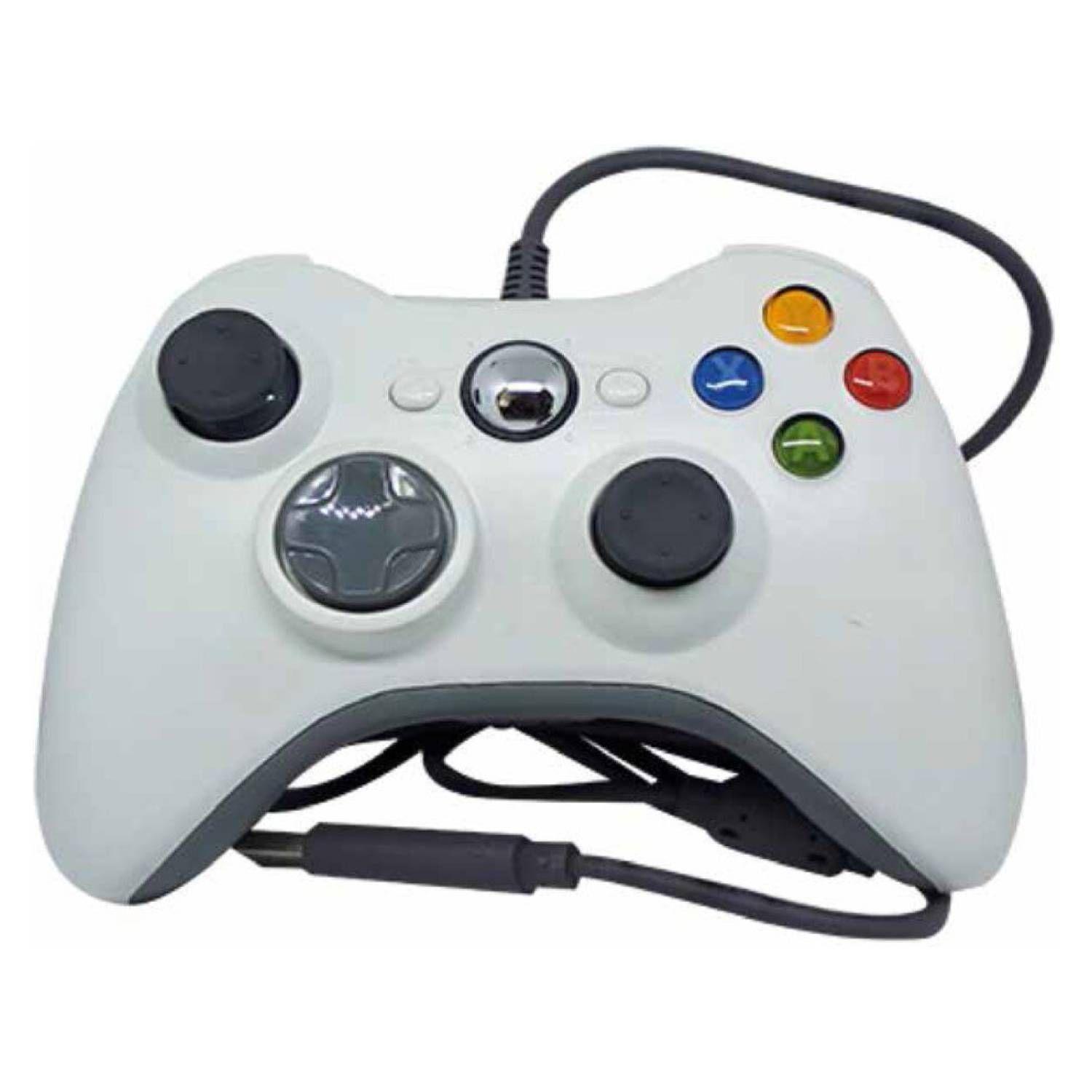 JOYSTICK XBOX 360 ALAMBRICO DBLUE DBCX360W BLANCO-0