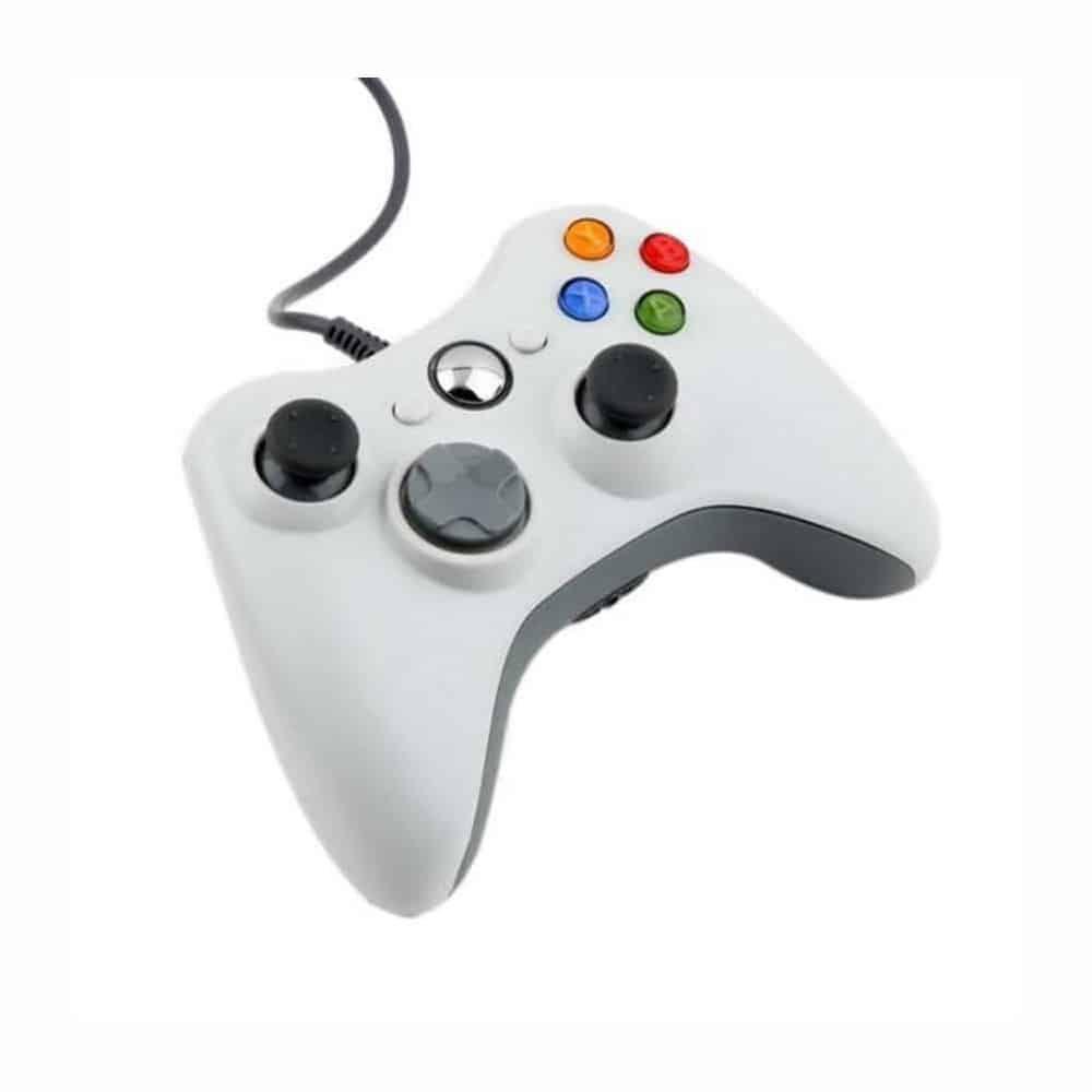 JOYSTICK XBOX 360 ALAMBRICO DBLUE DBCX360W BLANCO-1