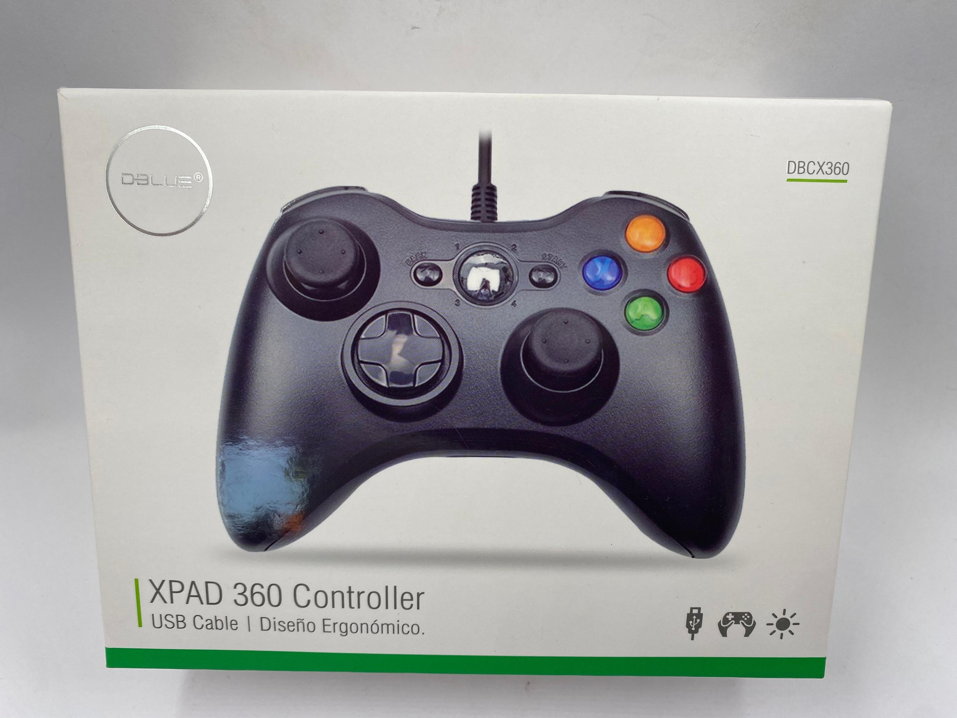 JOYSTICK XBOX 360 ALAMBRICO DBLUE DBCX360W BLANCO-2