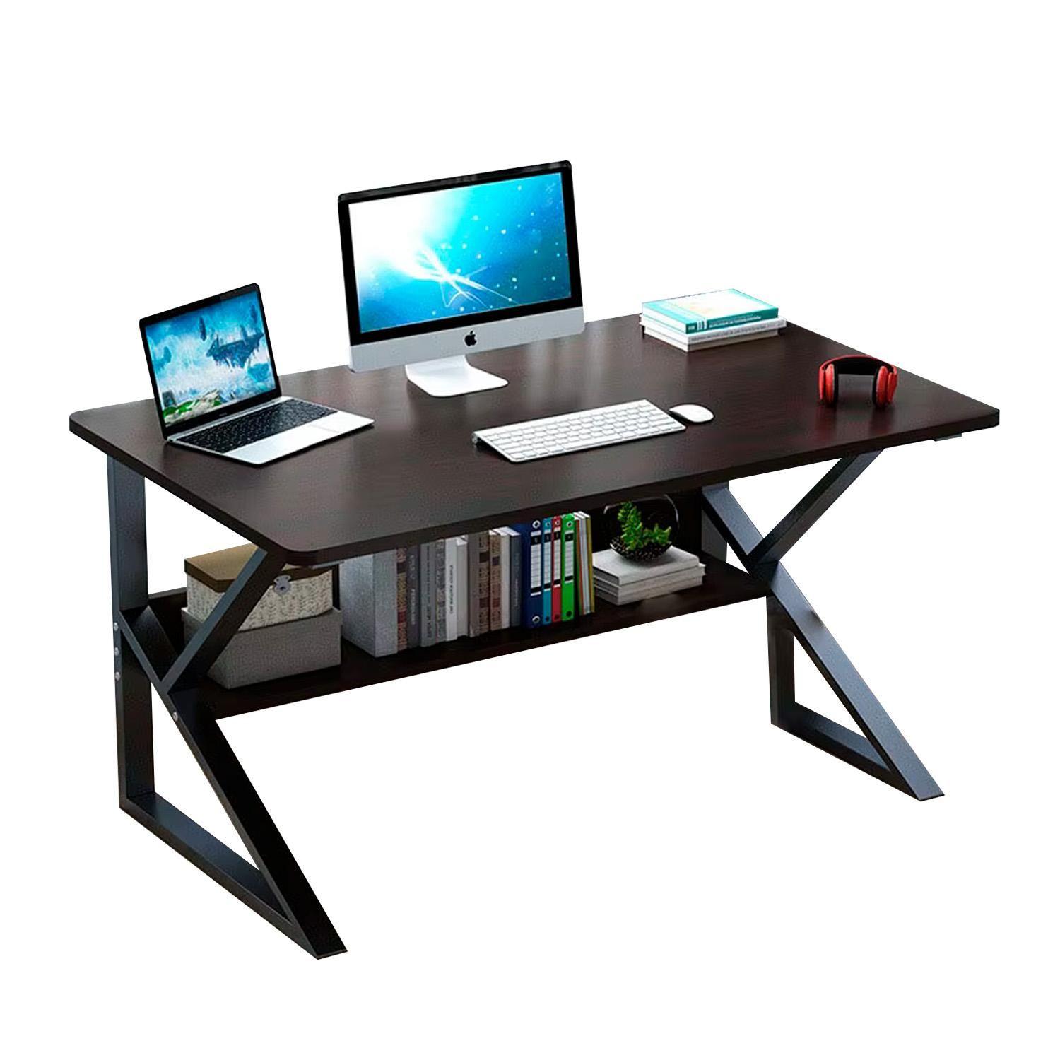 Mesa Escritorio de Metal Moderna Compacta y Resistente-0