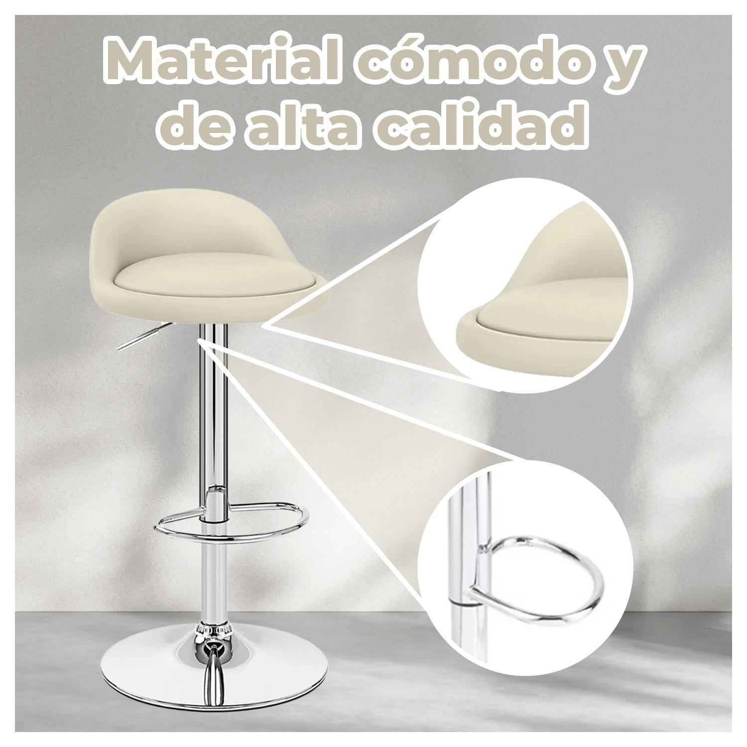 Pack 2 Silla Piso Bar Taburete-2