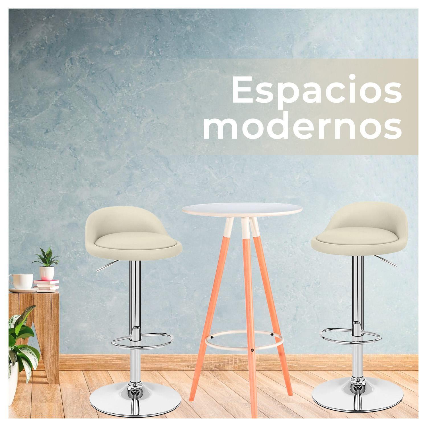Pack 2 Silla Piso Bar Taburete-3