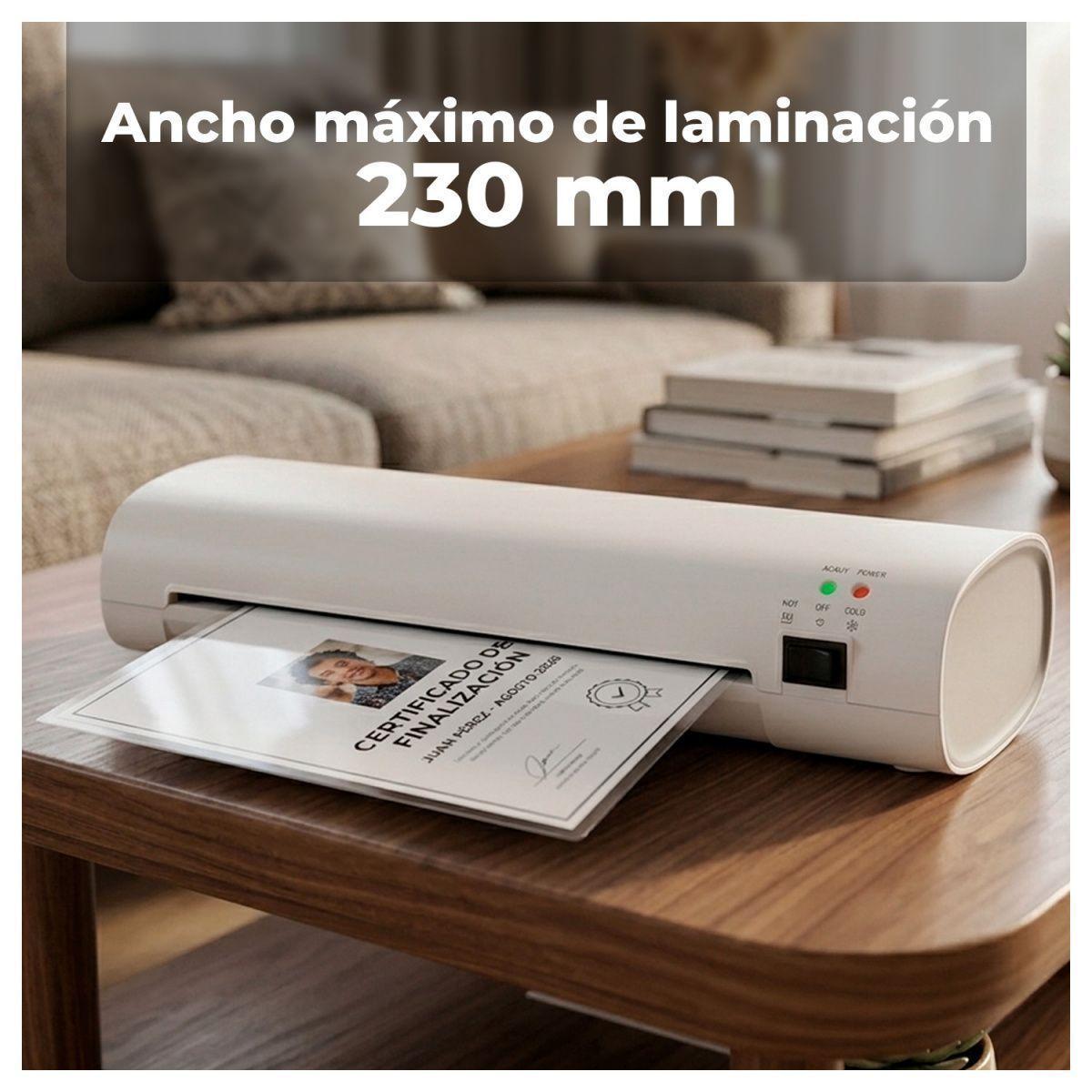 Laminadora Frio Caliente 260W con Kit de Corte 300 laminas-3