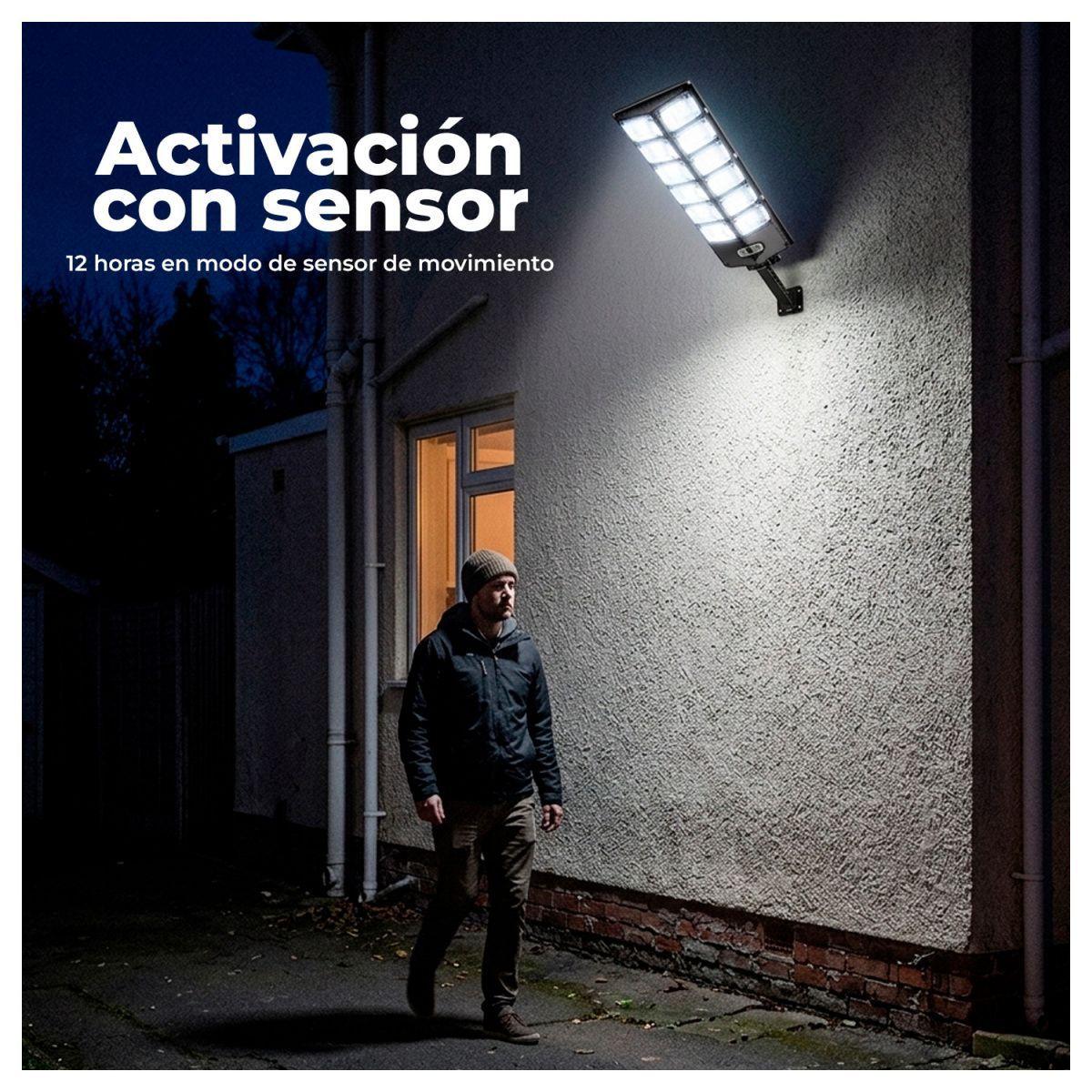 Foco LED Exterior Reflector 504 con sensor y control remoto-2