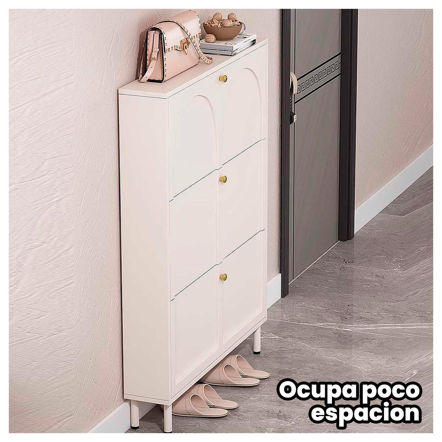 Zapatero Compacto y Funcional Diseño Espacioso y Sofisticado-2