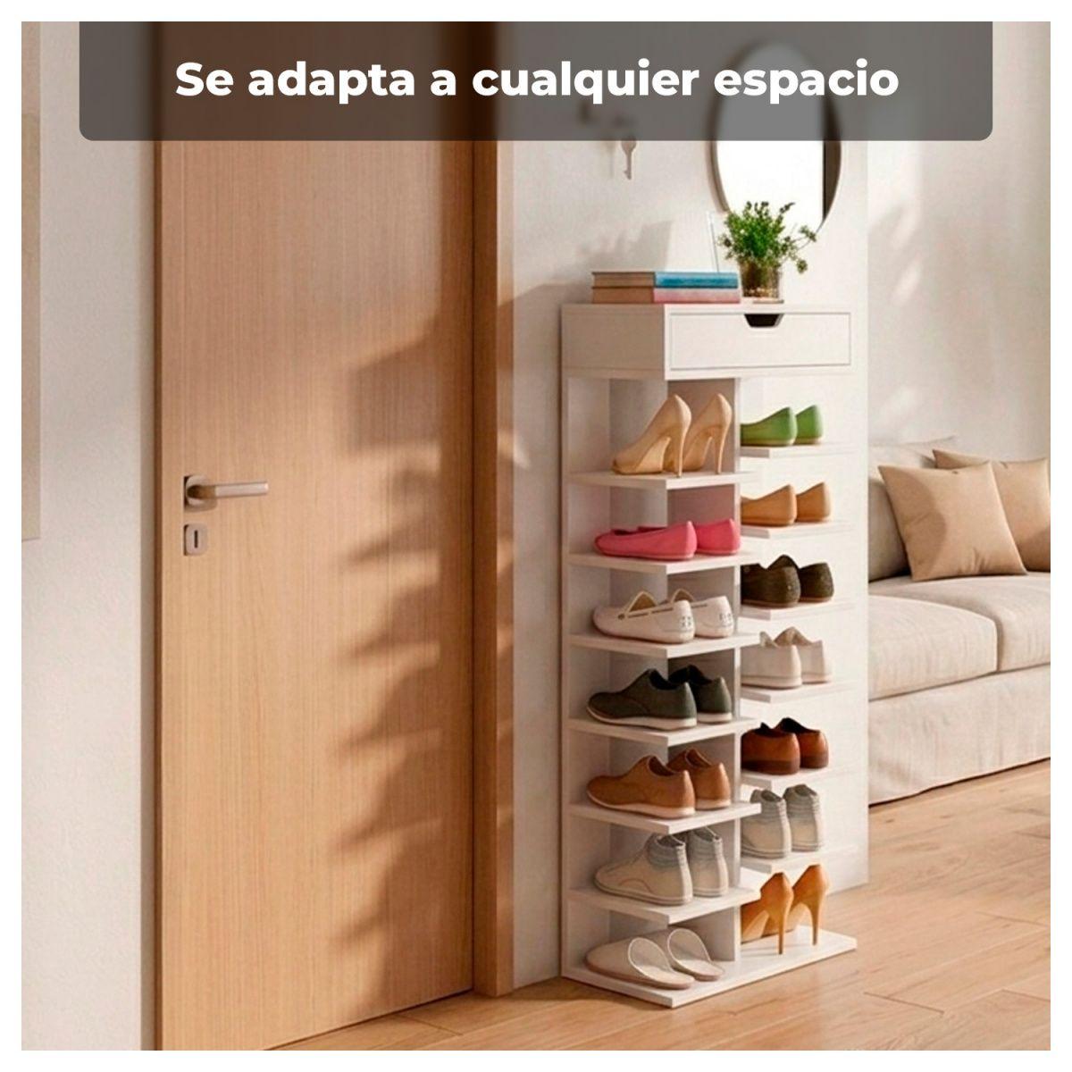 Zapatero Vertical Mueble Organizador Para Hogar Madera-2