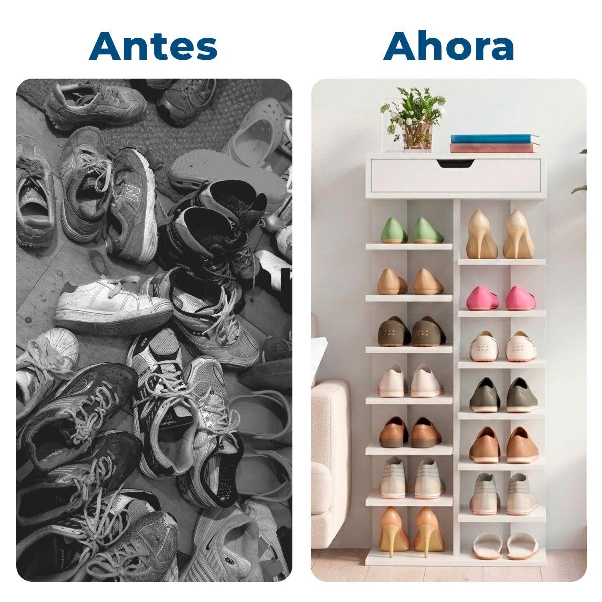 Zapatero Vertical Mueble Organizador Para Hogar Madera-6