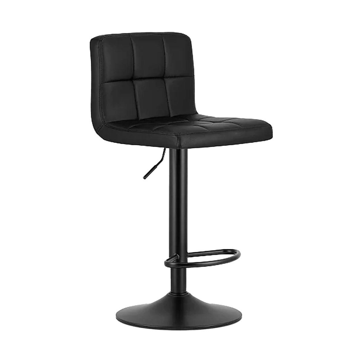 Silla de Bar con Base Mate y Altura Regulable Diseño Moderno-0