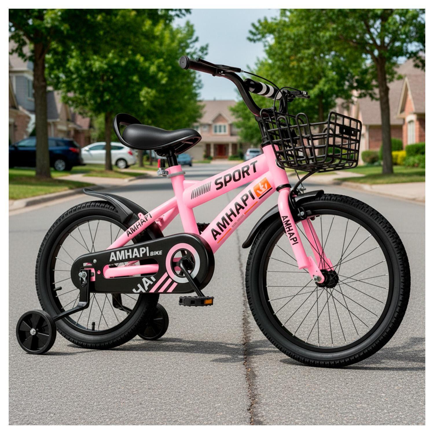 Bicicleta Infantil Aro 20 con Canasto para Niñas-2