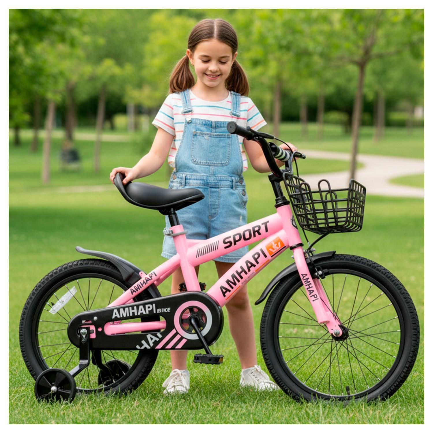 Bicicleta Infantil Aro 20 con Canasto para Niñas-4