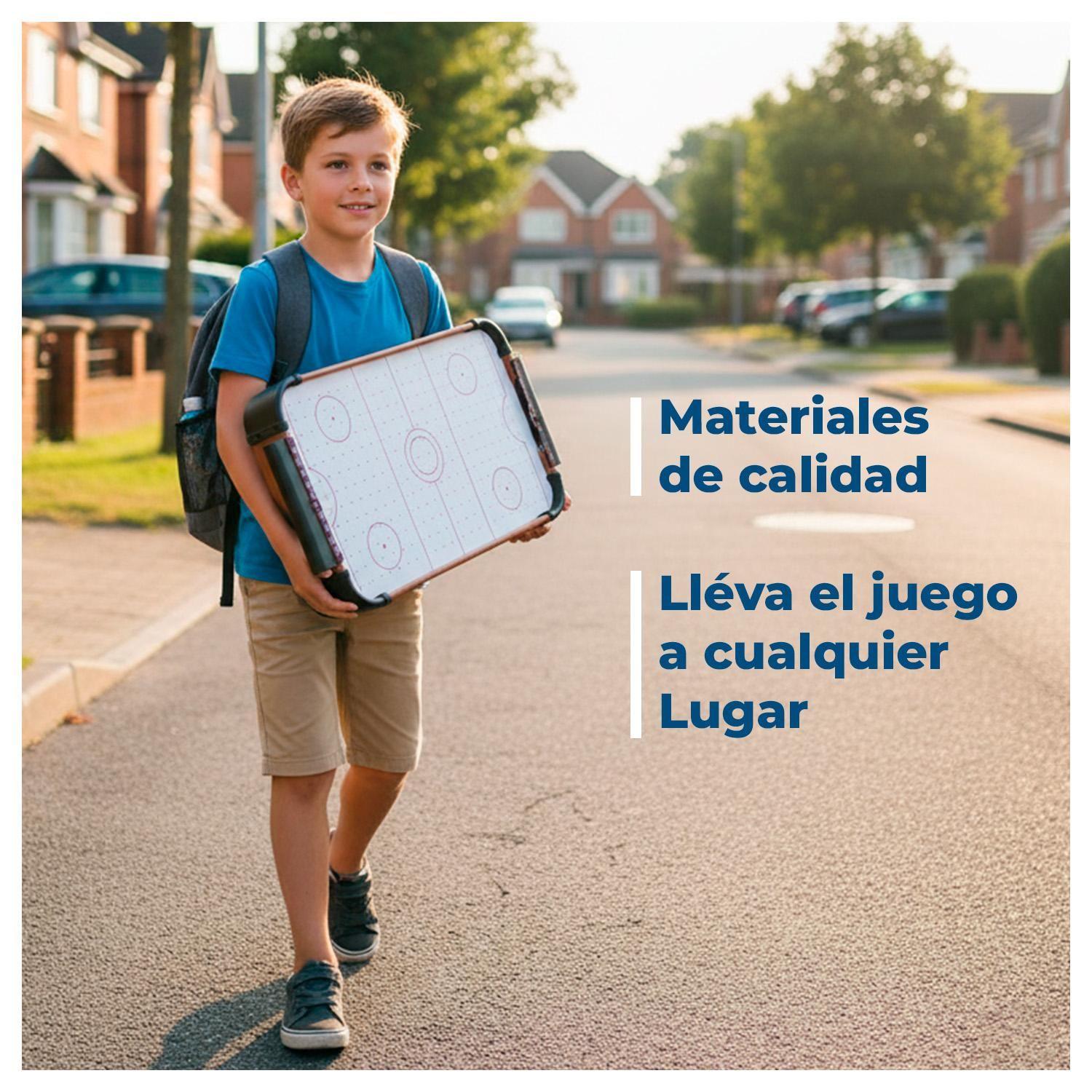 Mesa Air Hockey Portátil con Aire para Niños 36x69 con patas-4