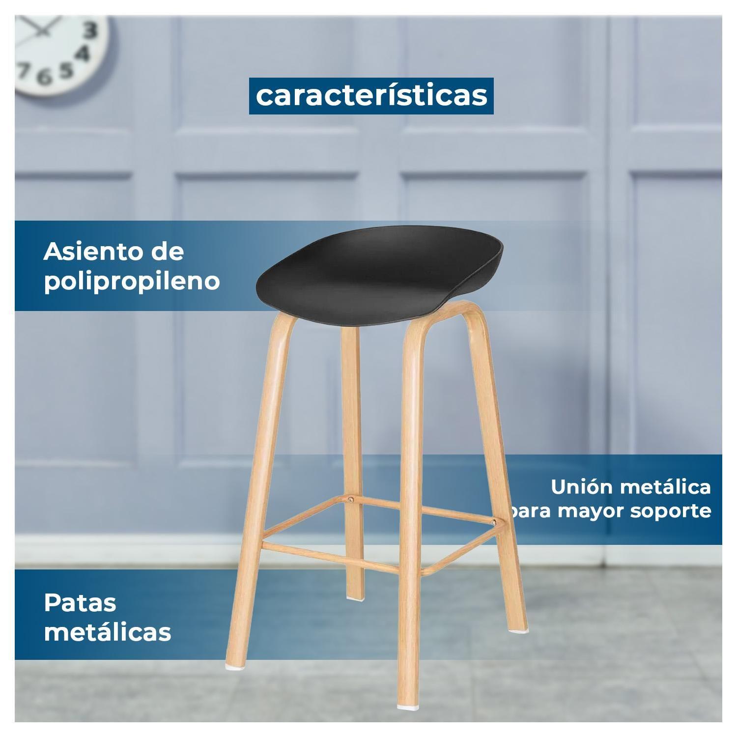 Pack 2 Silla Taburete Altas De Bar-1