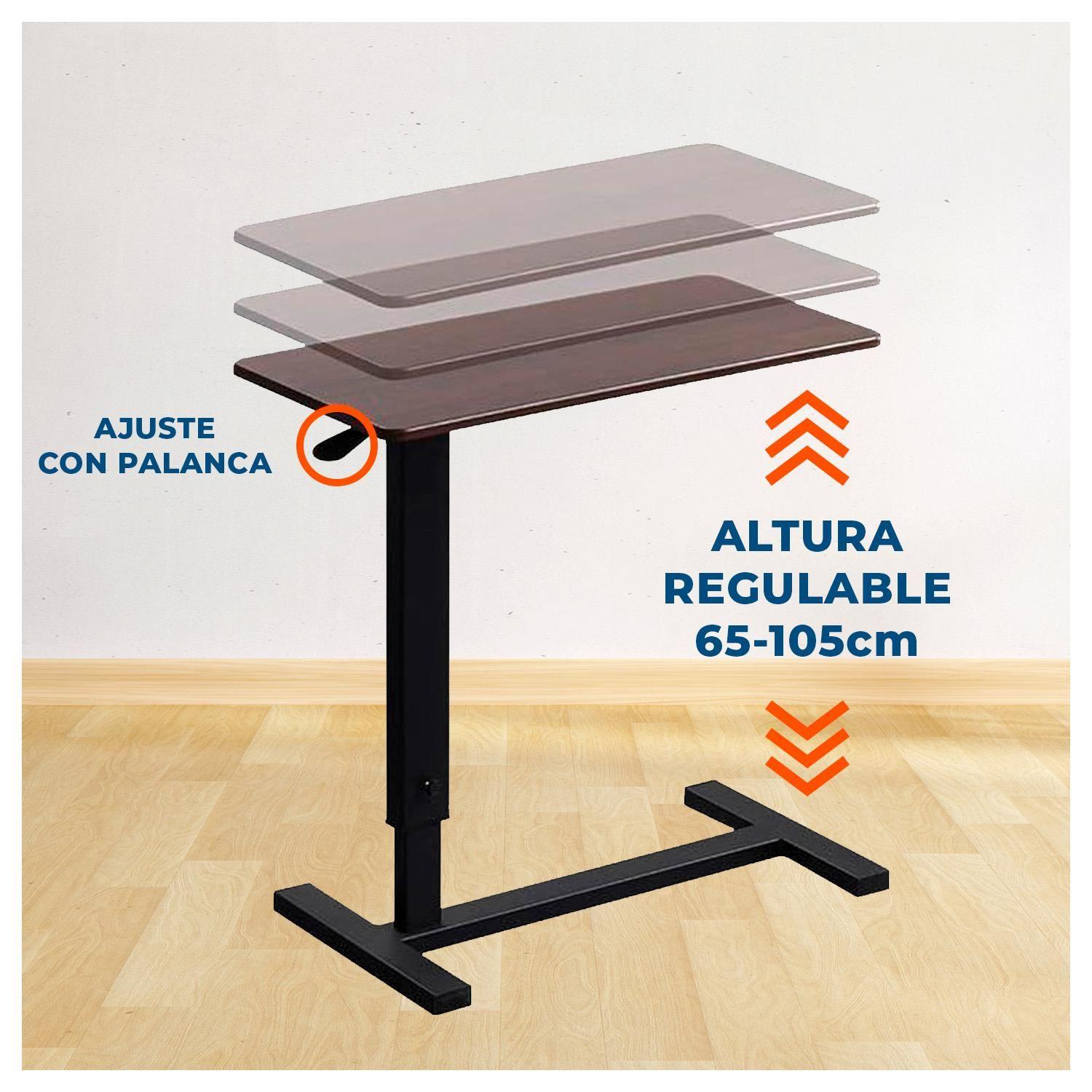 Mesa Multifuncional Ajustable 68x36cm con Altura Regulable-3