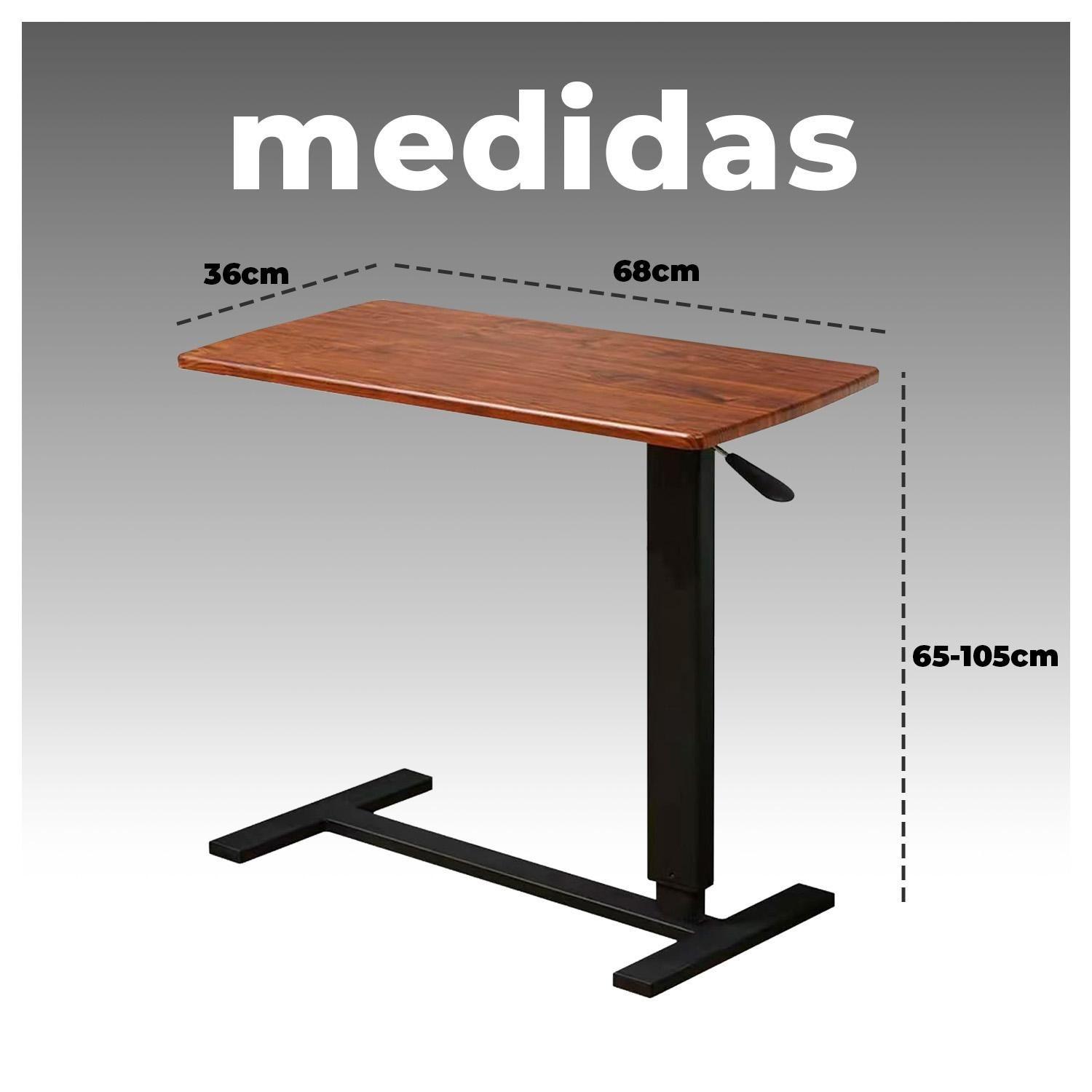 Mesa Multifuncional Ajustable 68x36cm con Altura Regulable-5