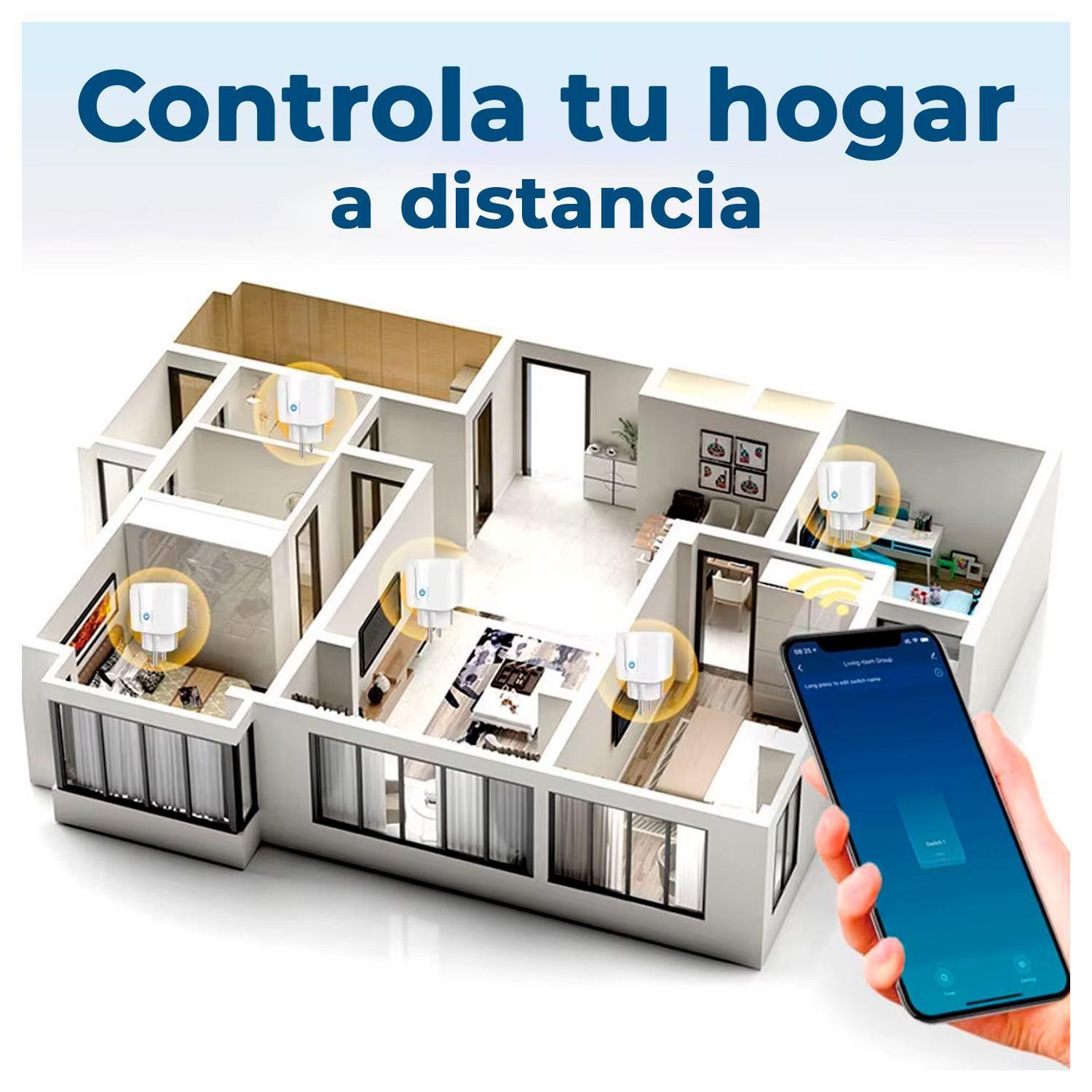 Enchufe Inteligente con Control de Energía y WiFi-4
