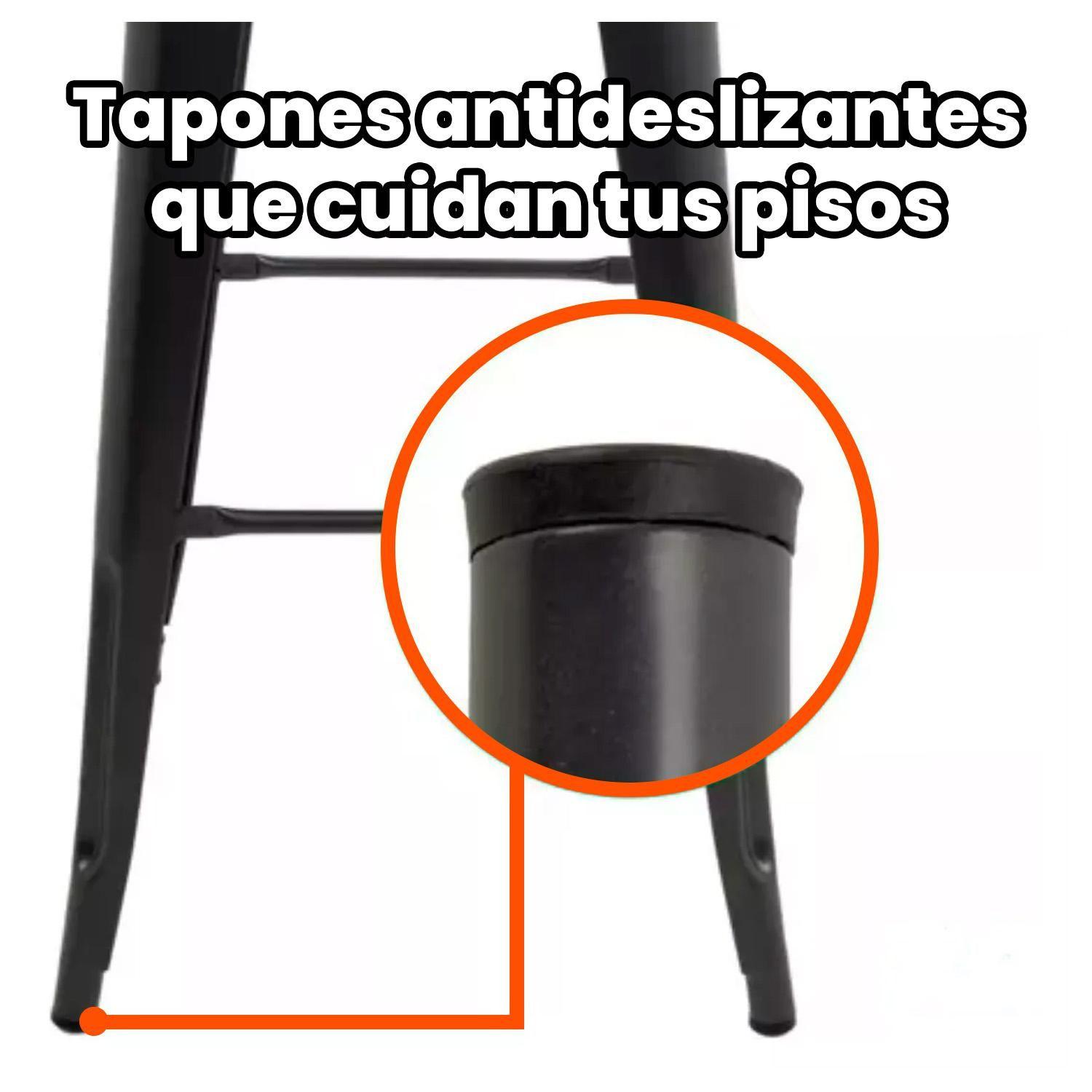 Pack 5 Taburete en Acero Ideal para Bares Cocina y Restaurante-2