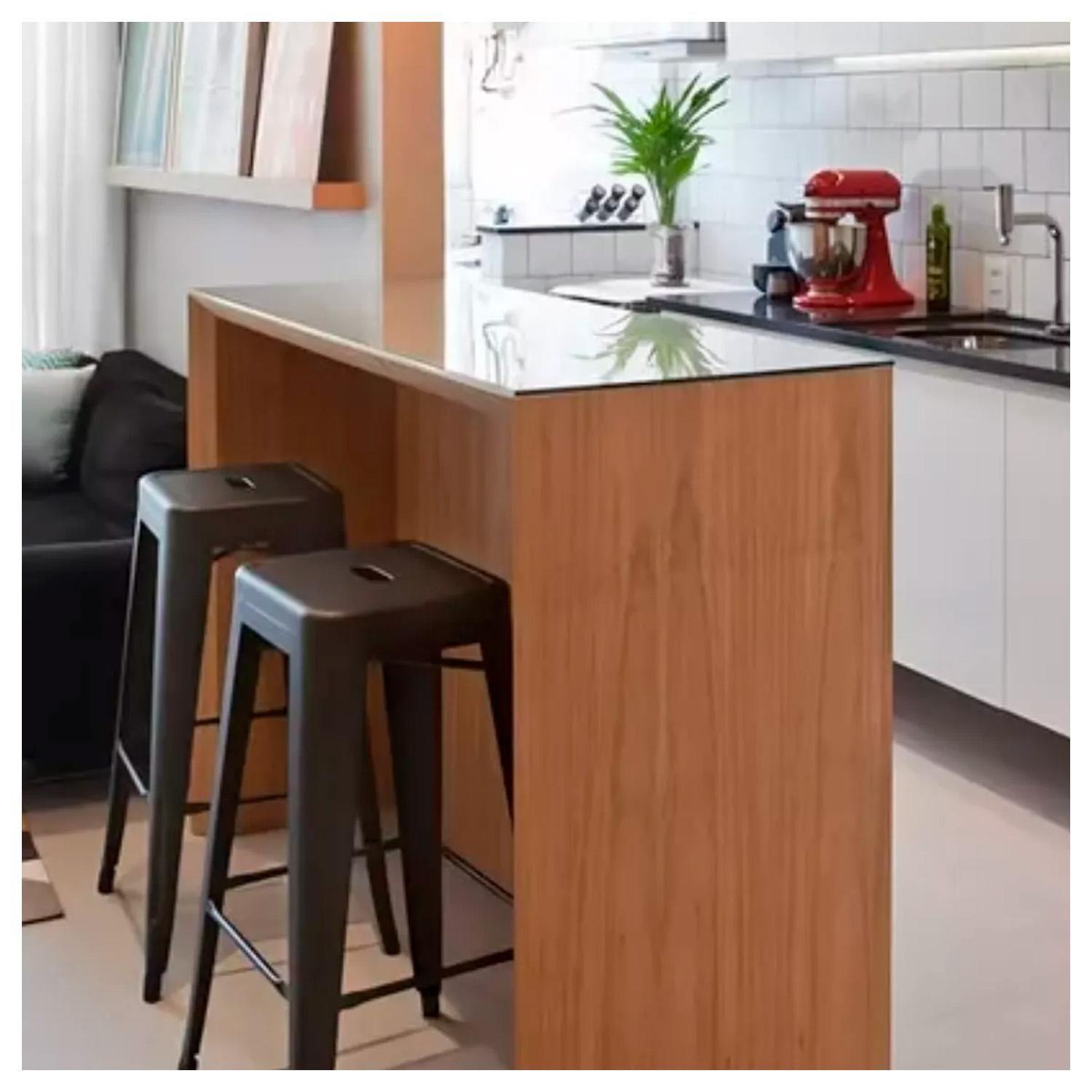 Pack 5 Taburete en Acero Ideal para Bares Cocina y Restaurante-4