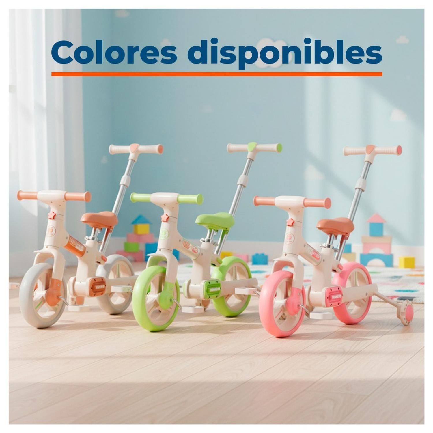 Triciclo Infantil con Pedales y Ruedas de Entrenamiento-2