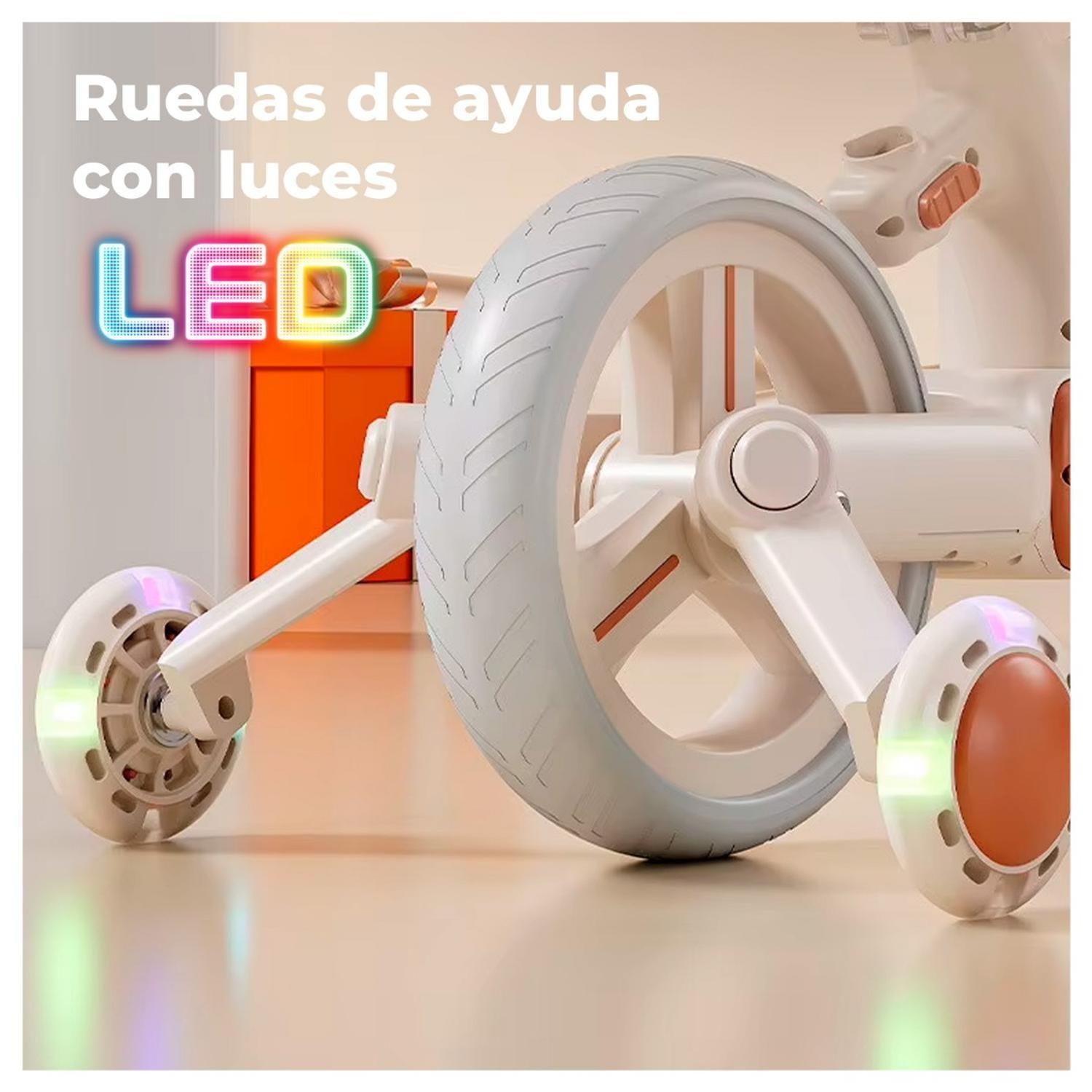 Triciclo Infantil con Pedales y Ruedas de Entrenamiento-4