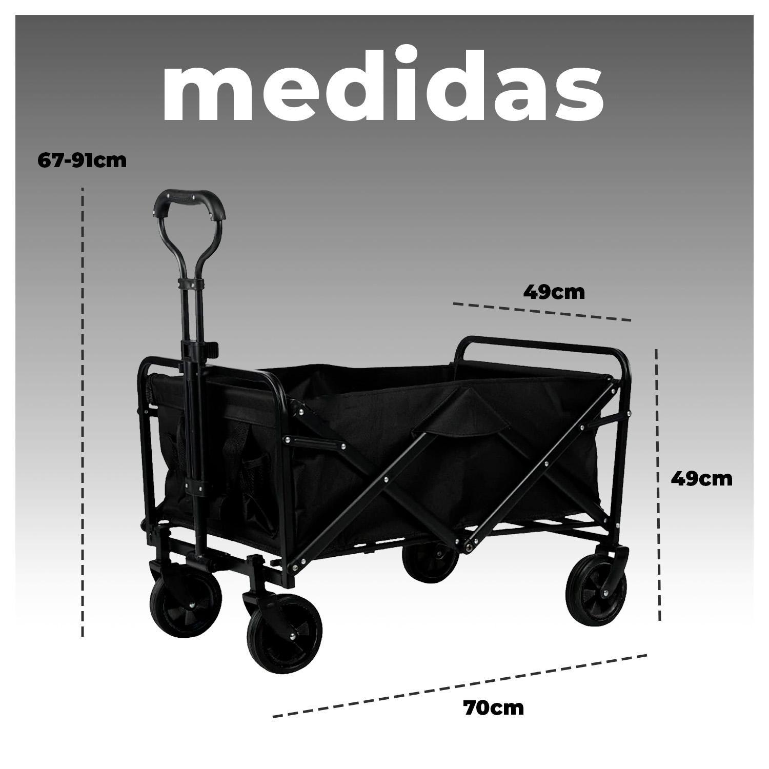 Carrito Transportador Portátil Plegable y Ligero-5