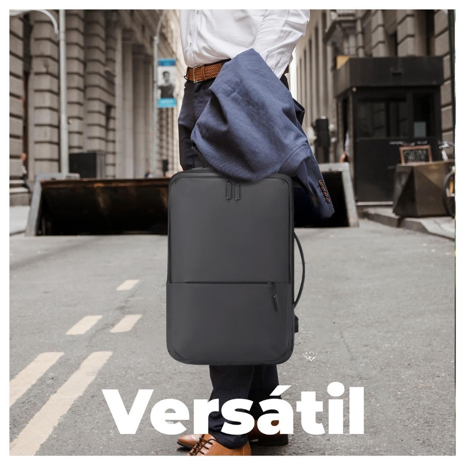 Mochila Ejecutiva Hombre Mujer Antirrobo Impermeable con Puerto USB-3