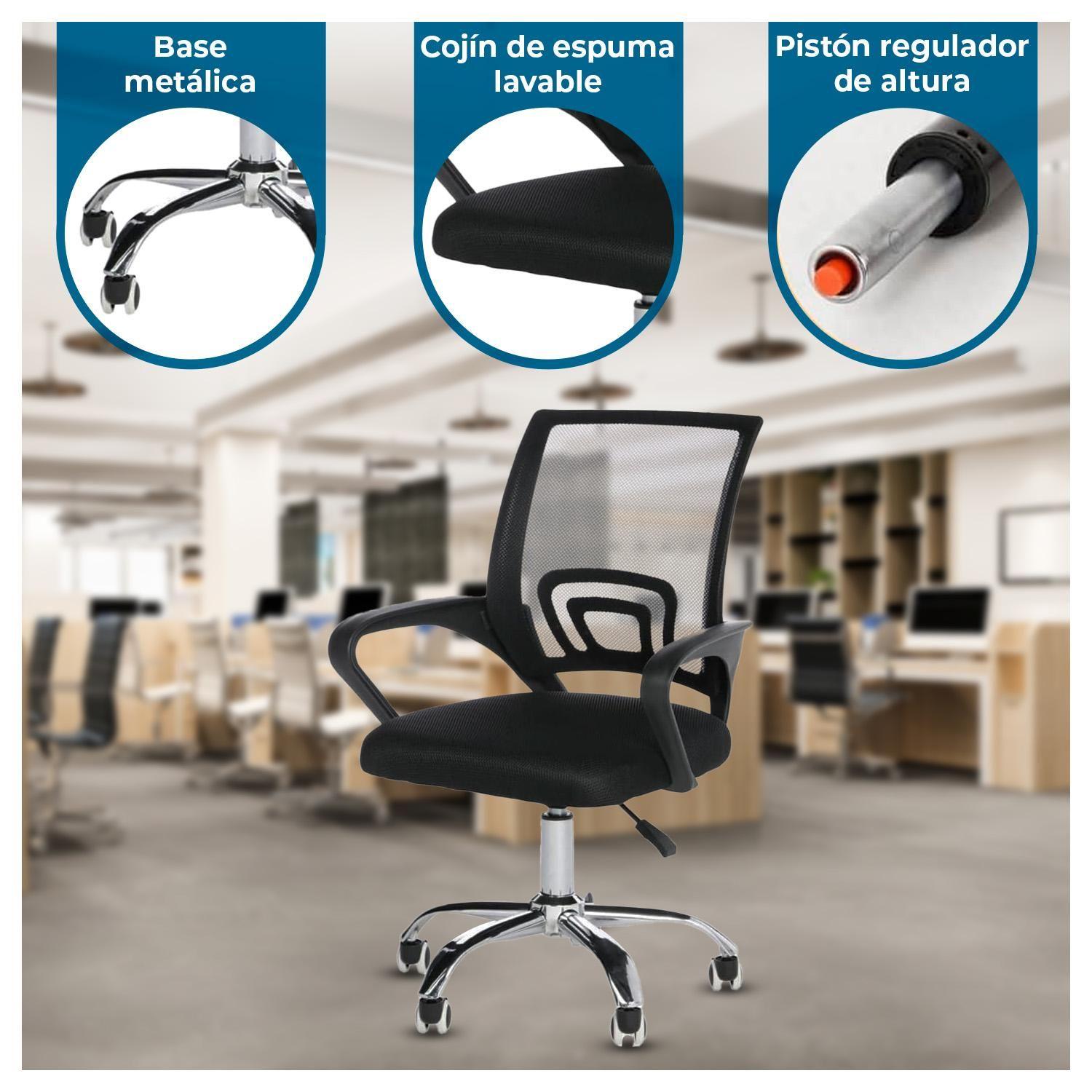 Pack Home Office: Escritorio + Silla Ergonómica-6