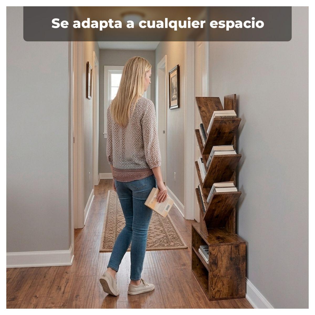 Estante Mueble Biblioteca organizador para libros 6 niveles-2