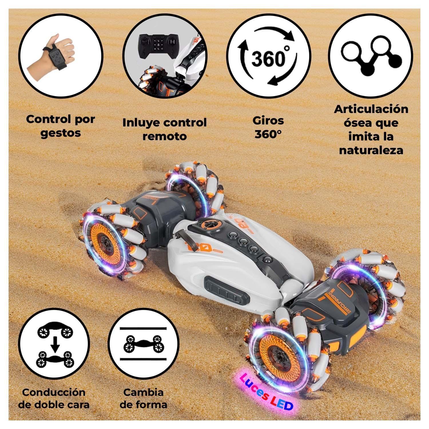 Auto Control Remoto, Gestos 4WD y Giros 360°-1