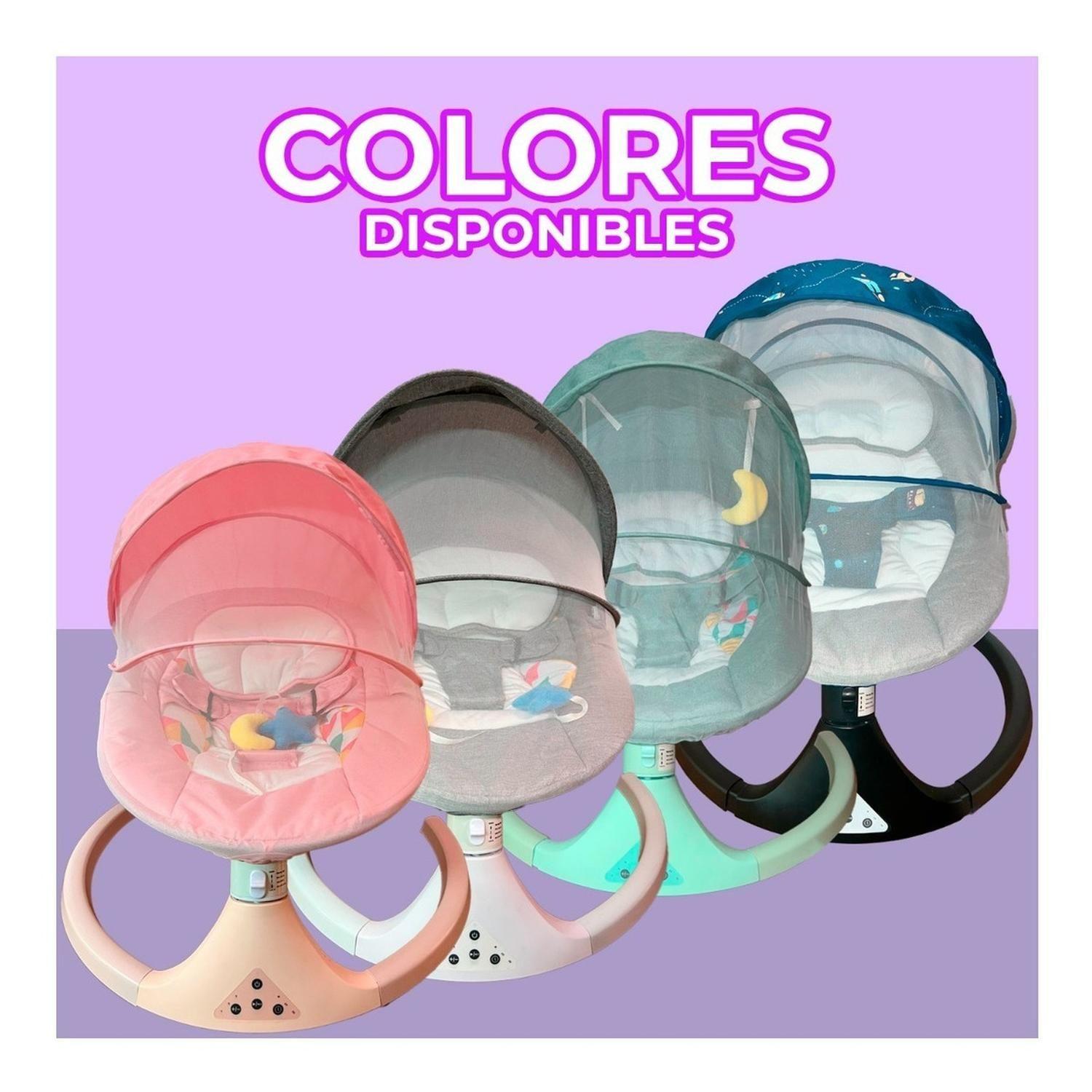 Silla Cuna Mecedora Automática Bebe Control Remoto-4