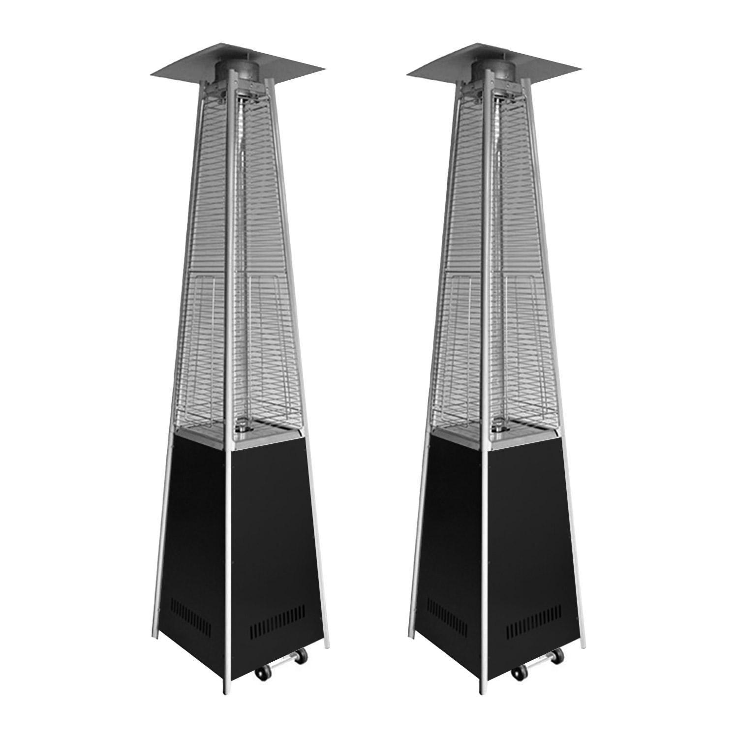 Estufa De Patio Pirámide Acero-5