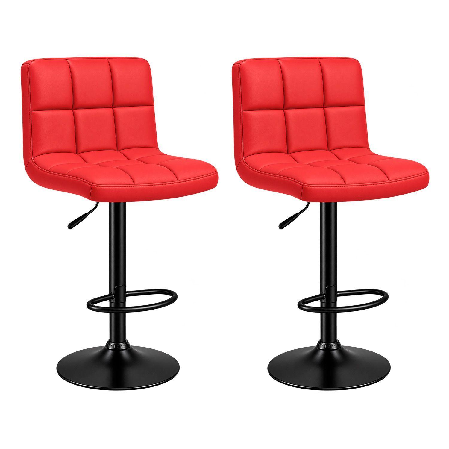 Silla de Bar con Base Mate y Altura Regulable Diseño Moderno-0